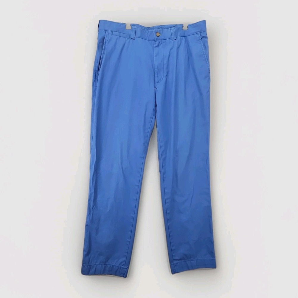 J. McLaughlin Cotton Chino Pants Men's Size 36x32 Light Blue Business Casual